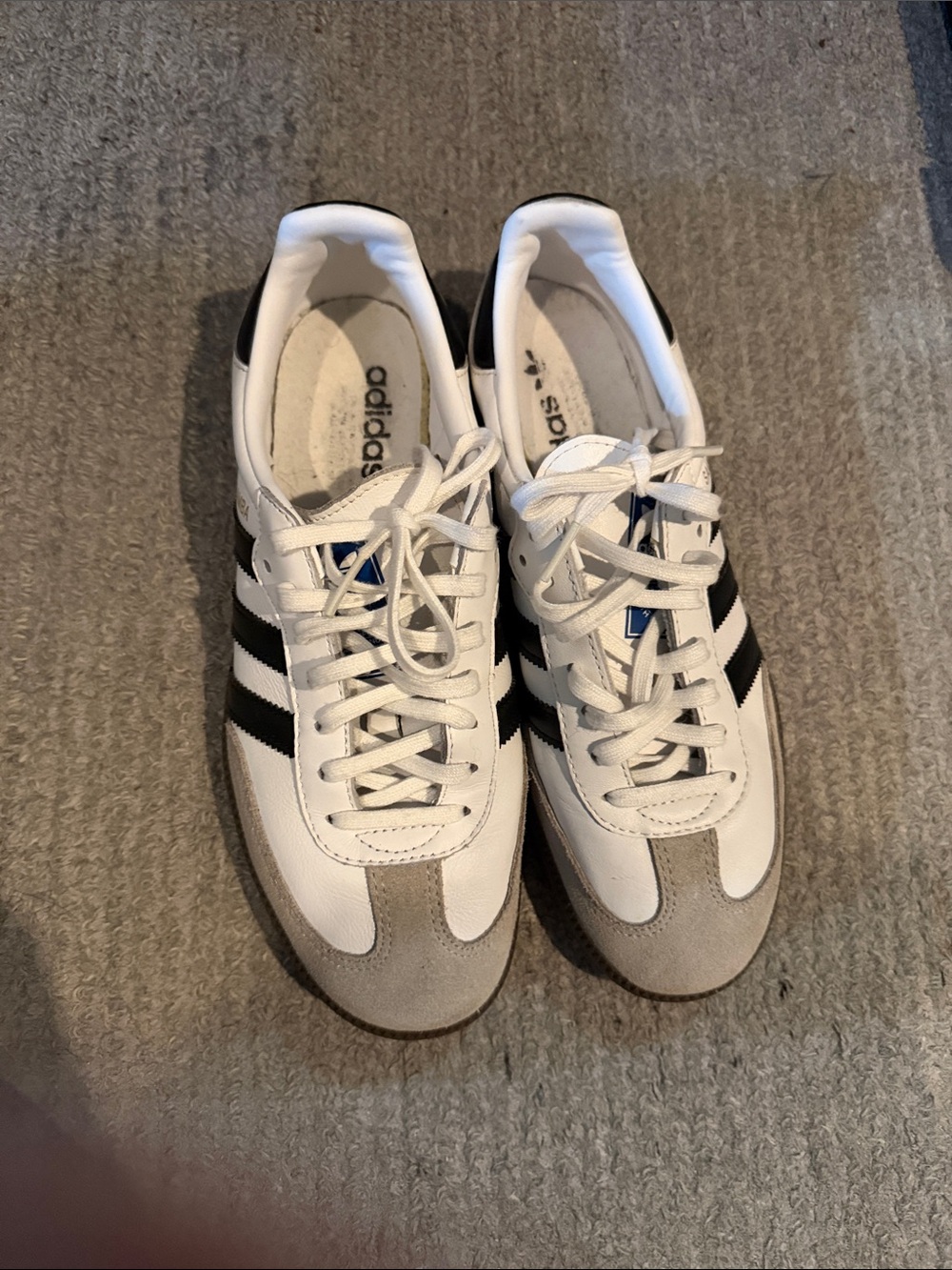 adidas White/Black/Grey Classic Sneakers